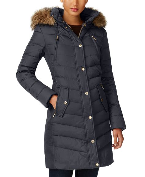 michael kors logo puffer jacket|michael kors winter puffer jacket.